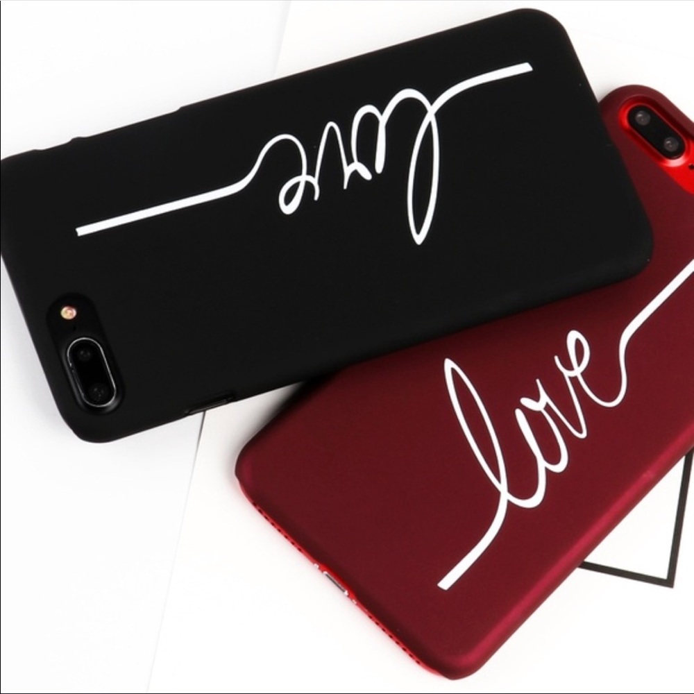 3/$15 CLEARANCE 🖤 iPhone X “Love” Case - Picture 3 of 3